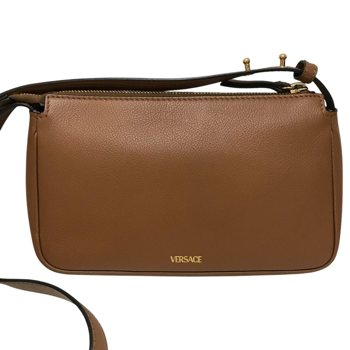 VERSACE(ヴェルサーチ) メデューサショルダーバッグ ブラウン｜【公式