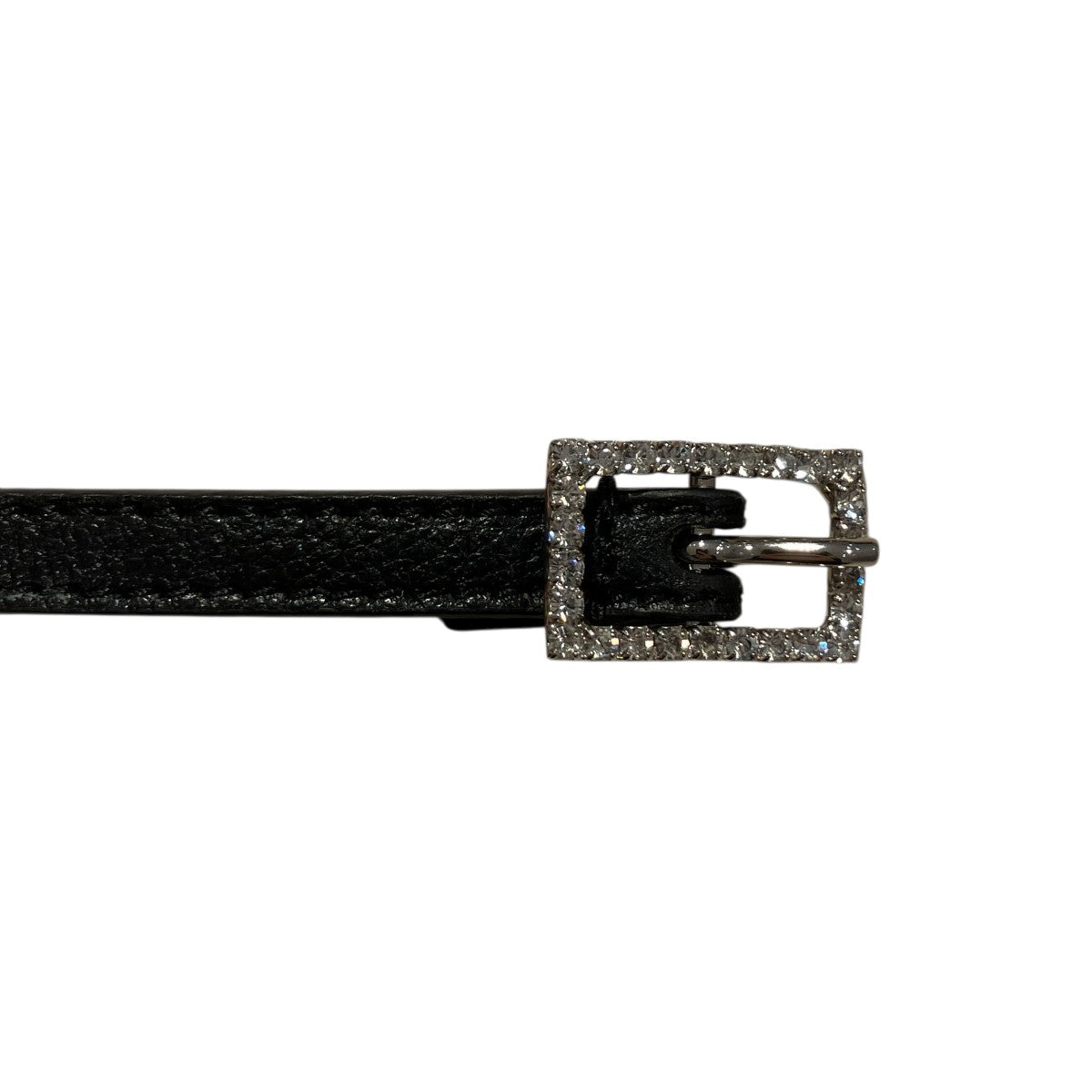 Saint Laurent Paris(サンローランパリ) スワロバックルレザーベルト