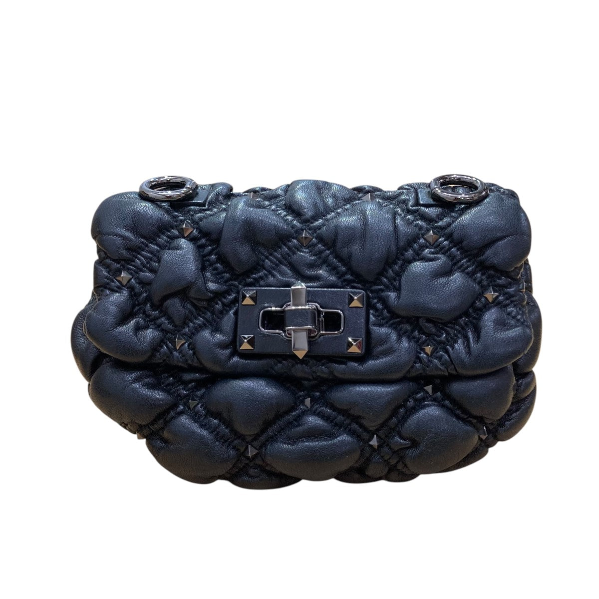 VALENTINO(ヴァレンチノ) レザーロックスタッズ ショルダーバッグ