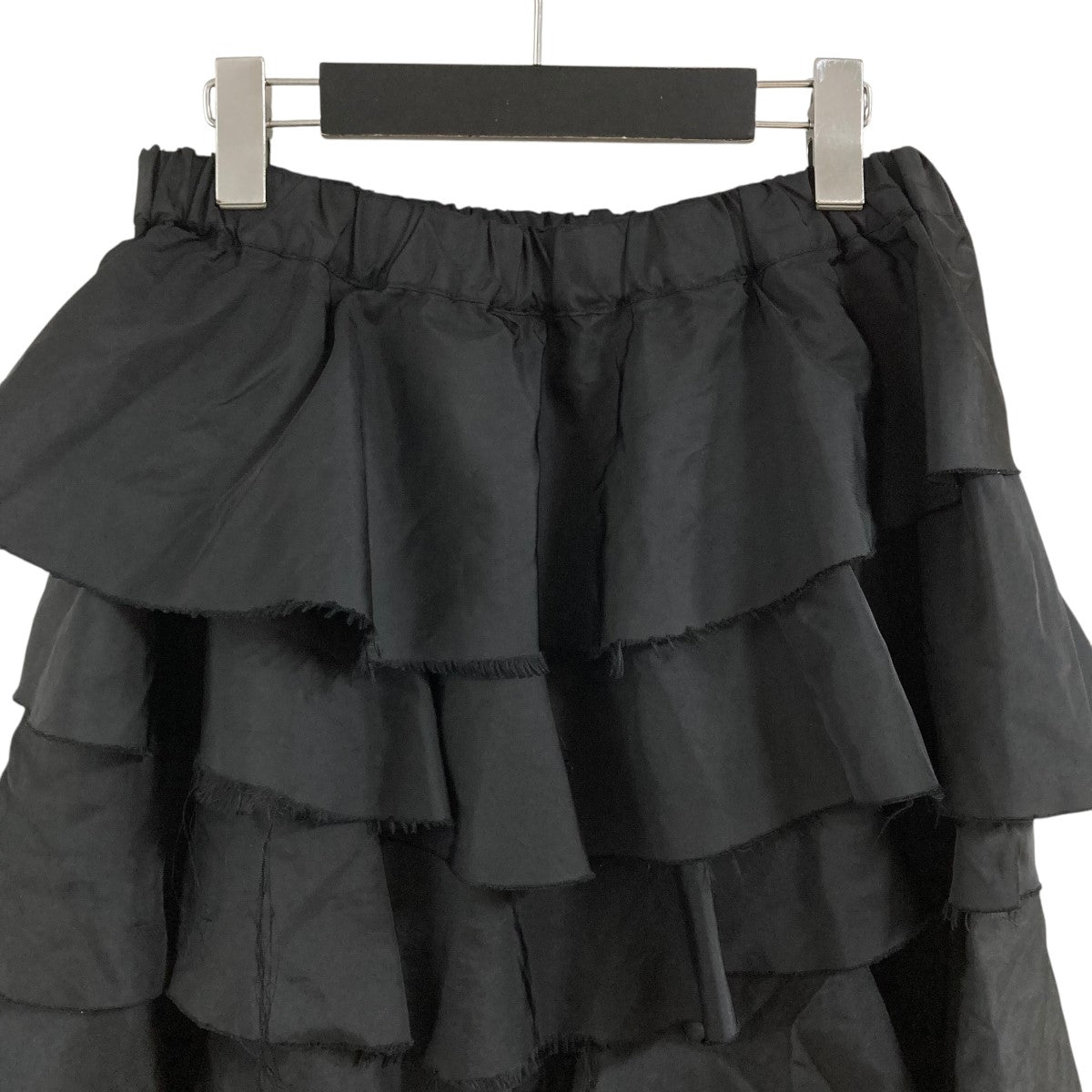 BLACK COMME des GARCONS(ブラックコムデギャルソン) 縮絨フリル