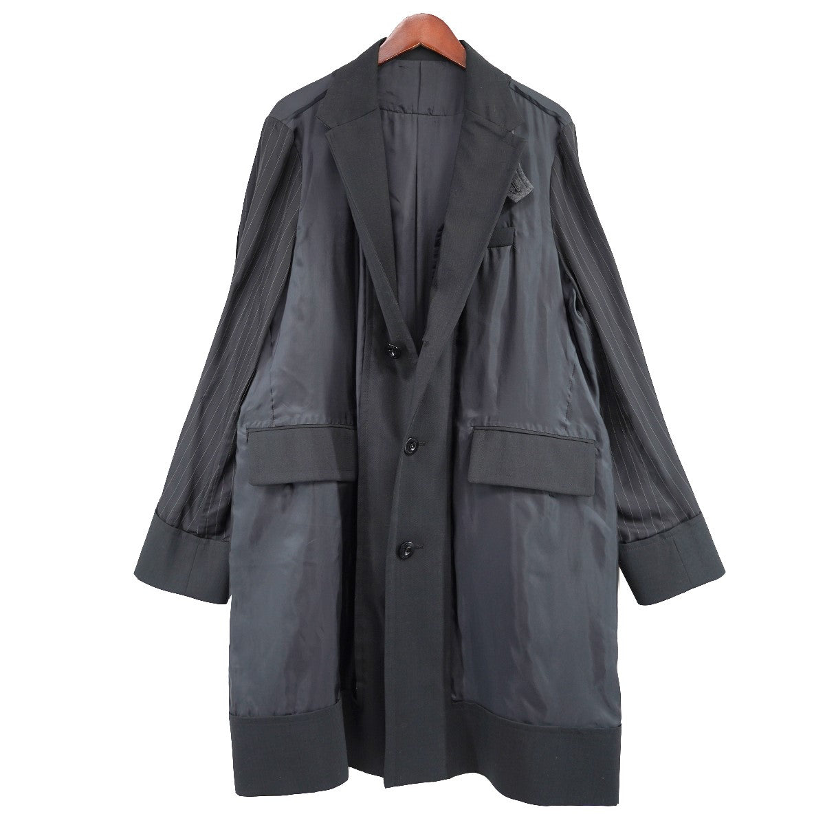 sacai(サカイ) 21SS Suiting Coatスイッチング 切替 コート 21-02455M