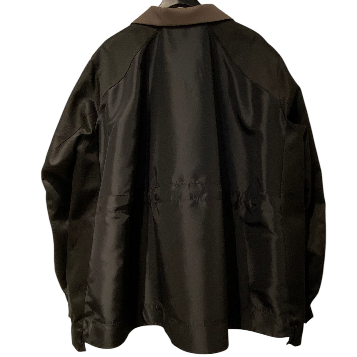 sacai(サカイ) 25SSDoeskin Mix Jacketドッキングジャケット ブラック