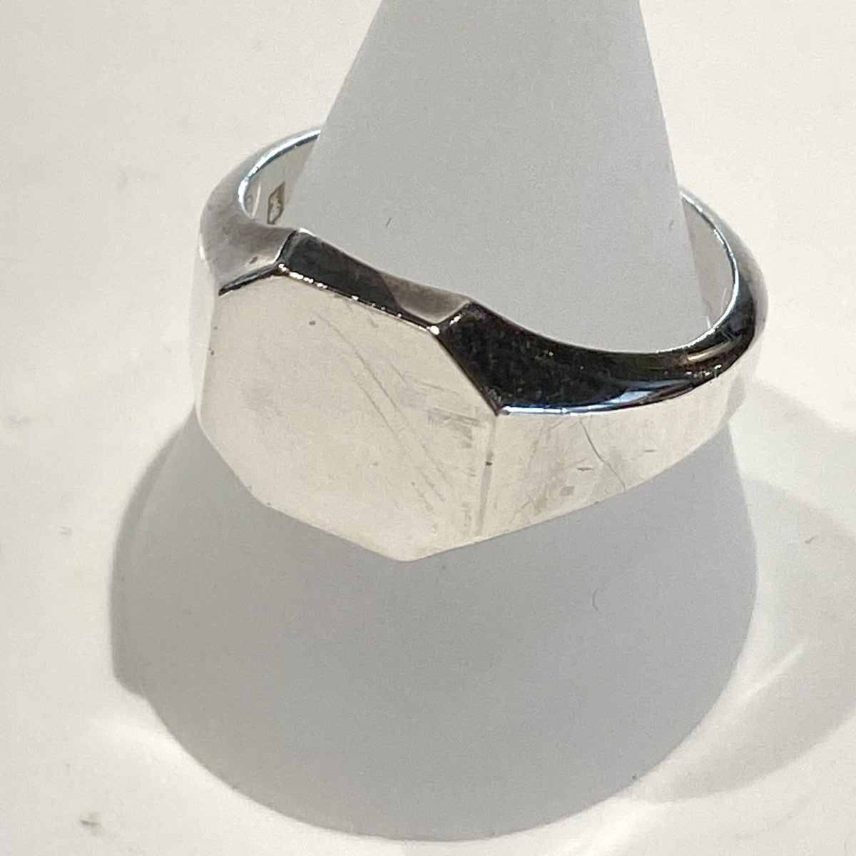 TIKASHI(チカシ) シグネットリング ラウンドプレート シルバー サイズ