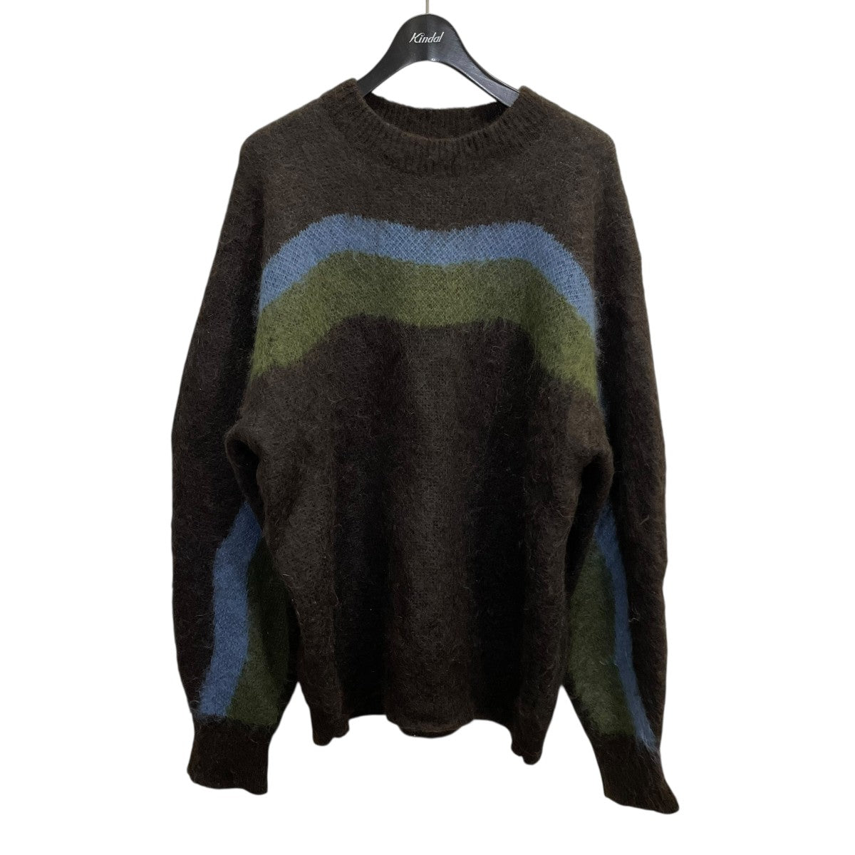 NKNIT(ンニット) 22AWwave pattern mohairニットNKNIT22AW-016