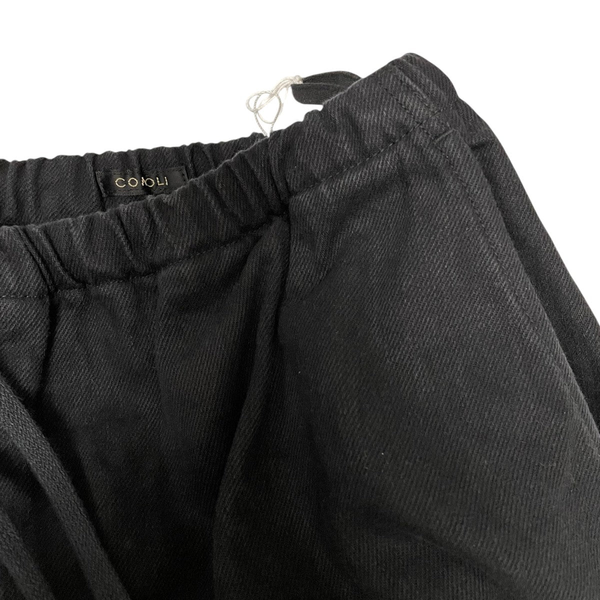 COMOLI(コモリ) 25SS ブラックドリル 6Pパンツ B01-03014 B01-03014