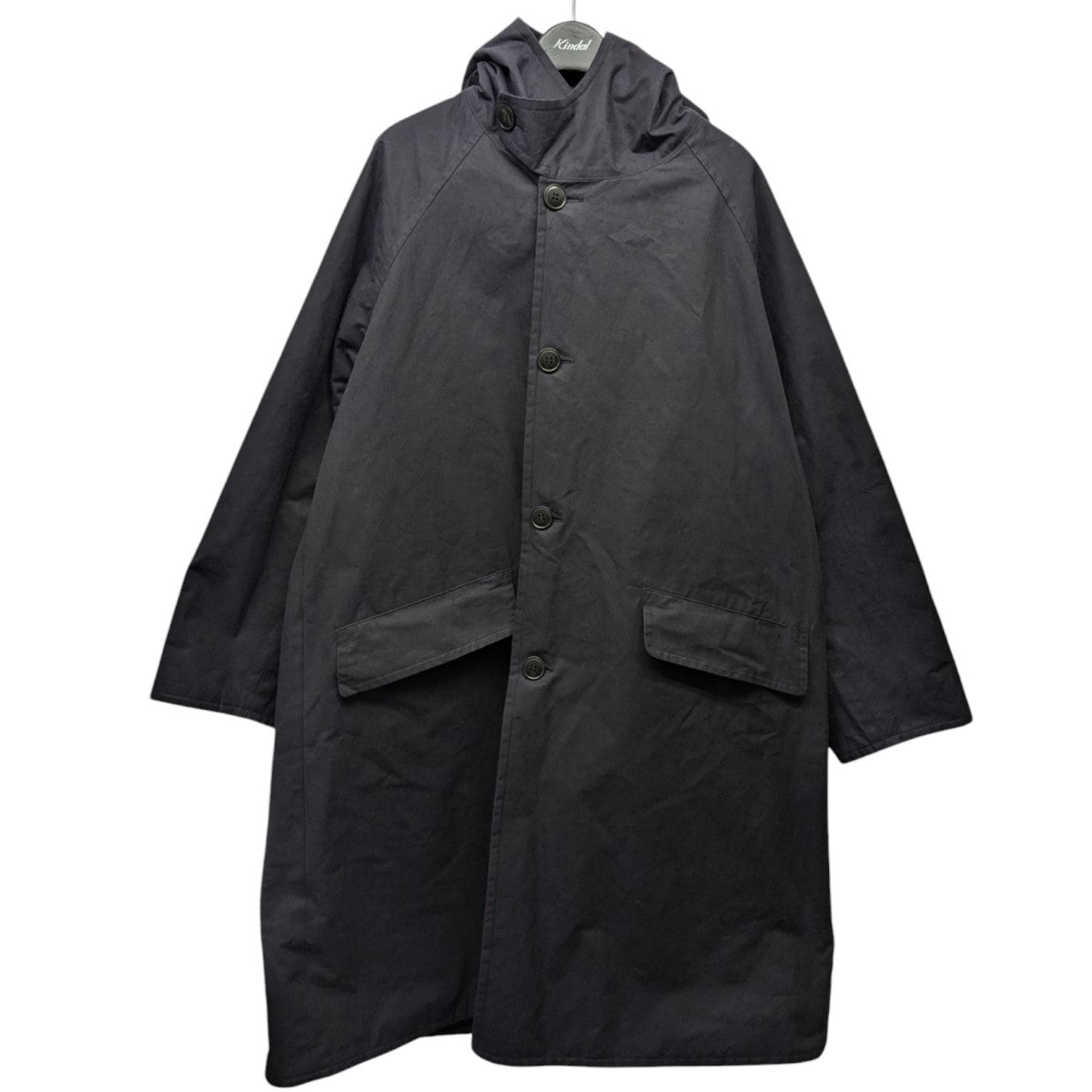 COMOLI(コモリ) コットンフーデッドコート W03-04012 ネイビー サイズ