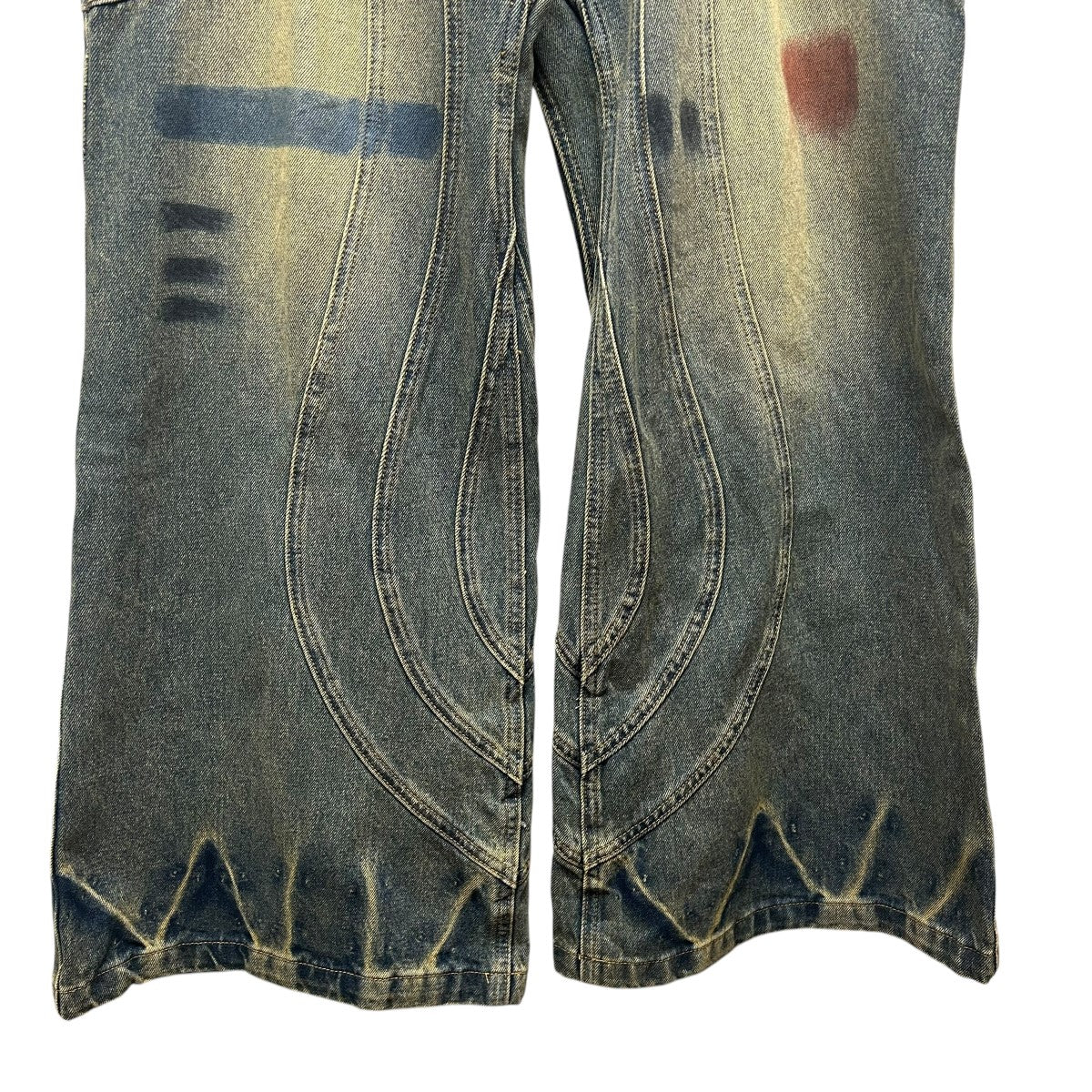 NO／FAITH STUDIOS(ノーﾌｪｲｽストゥディオス) WAVE DENIMデニムパンツ