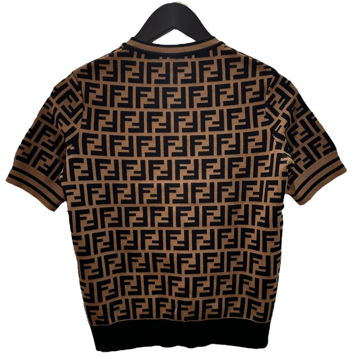 FENDI(フェンディ) ズッカ柄半袖ニットFZY702 A5QG FZY702 A5QG