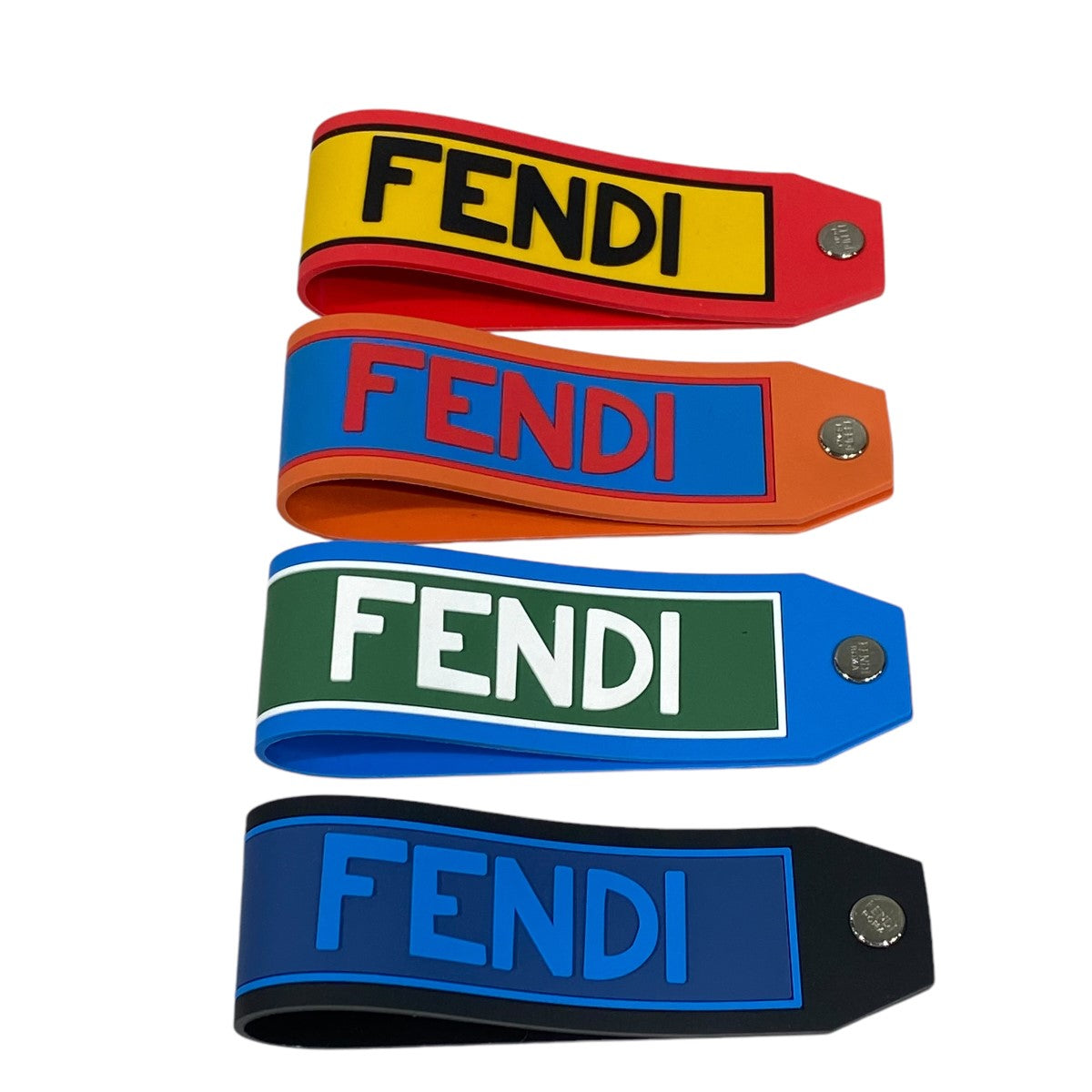 FENDI(フェンディ) 替えラバーストラップ付カラビナ キーホルダー
