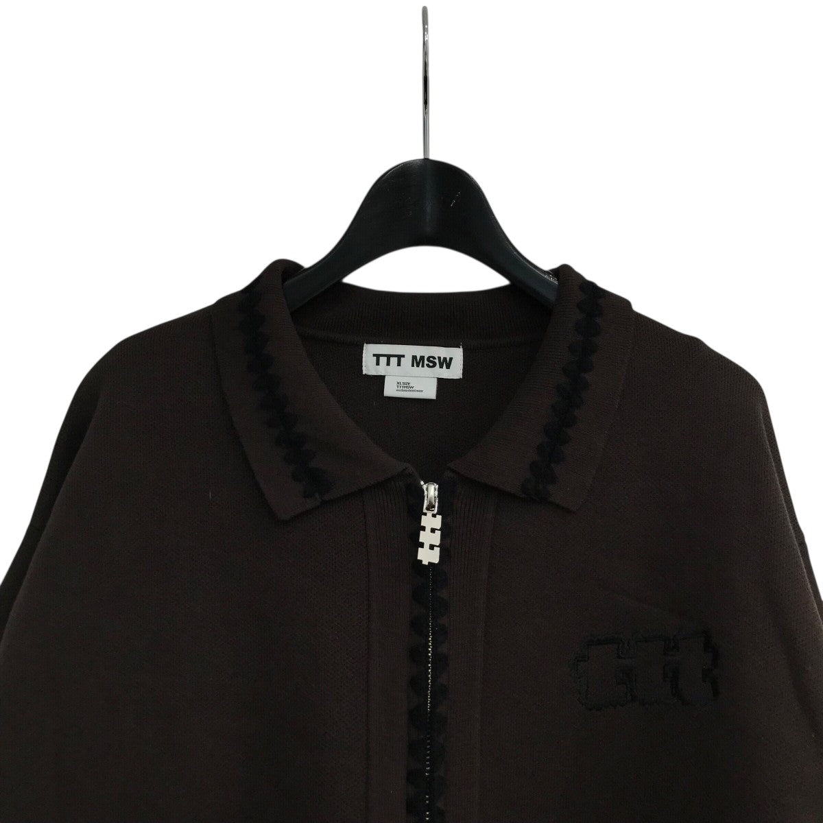 TTT MSW(ティーモダンストリートウエア) 25SS「Knit polo cardigan