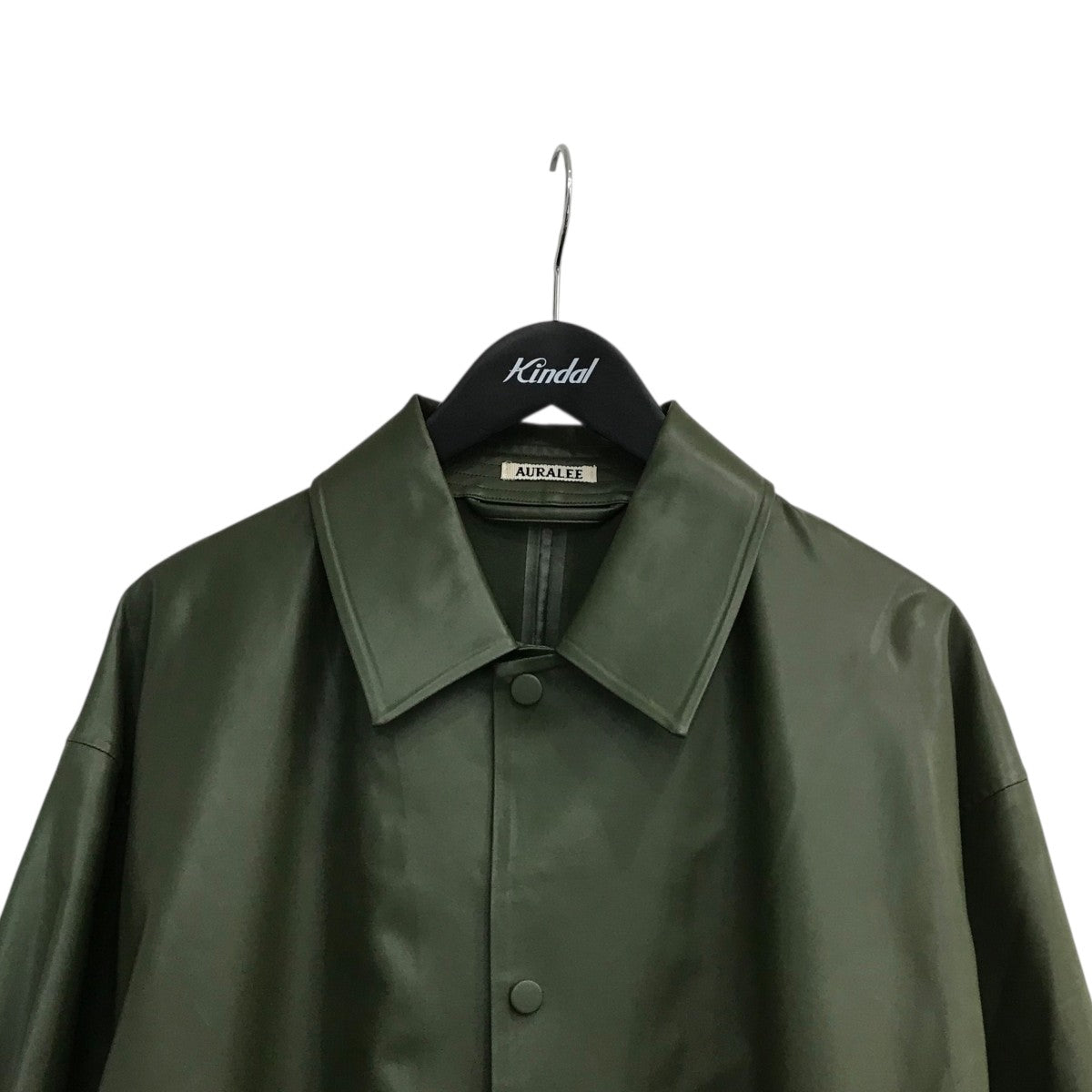 AURALEE(オーラリー) 「SOFT RUBBER SOUTIEN COLOR COAT」ソフトレザー