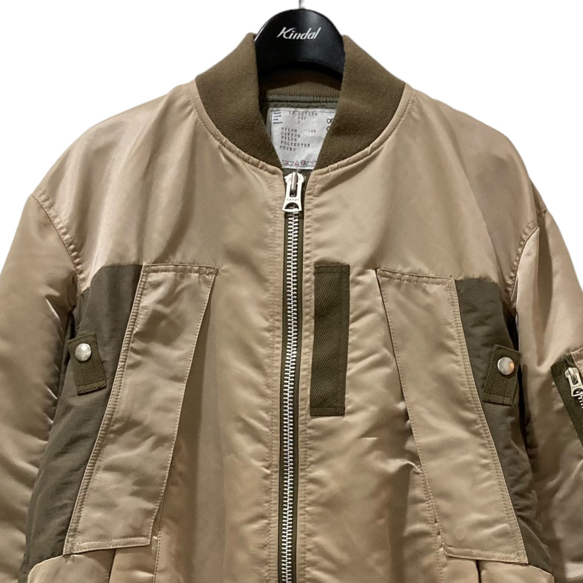 sacai(サカイ) Nylon Twill Mix Blouson MA-1 MA-1ジャケット 22