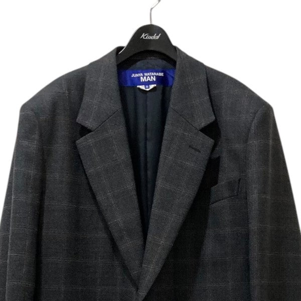 JUNYA WATANABE MAN(ジュンヤワタナベ) Wool Check Coat ドッキング