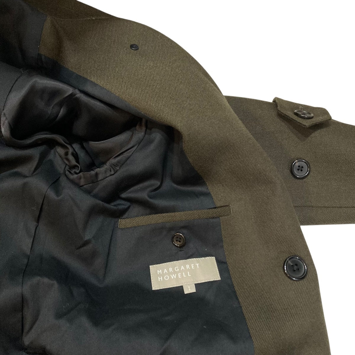 MARGARET HOWELL(マーガレットハウエル) ダブルチェスターコート578