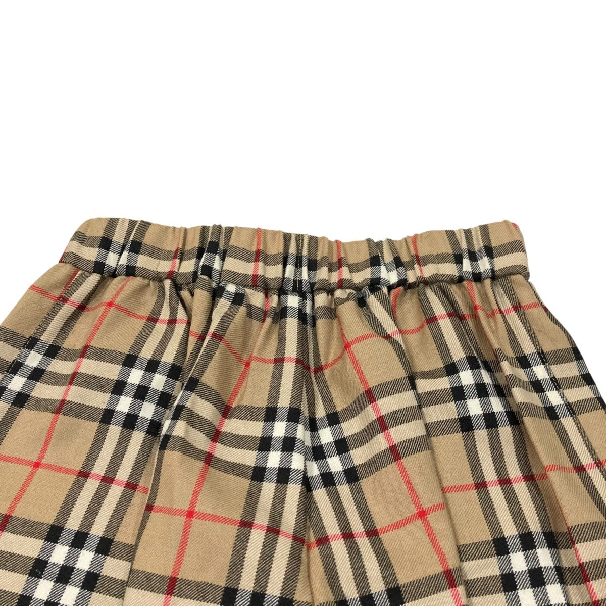 BURBERRY(バーバリー) チェックワイドパンツ8015464 8015464 ベージュ