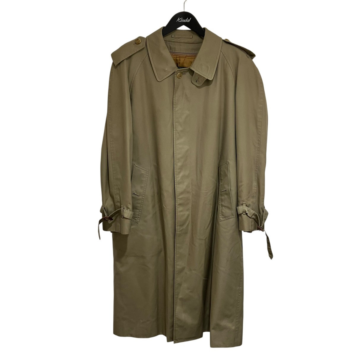 Burberry オリーブ色 ステンカラーコート カシミア Burberry オリーブ