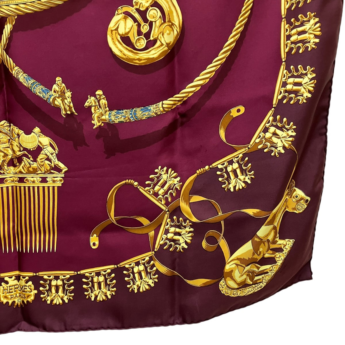 HERMES(エルメス) 黄金の騎士 LES CAVALIERS D'ORカレ90 バー