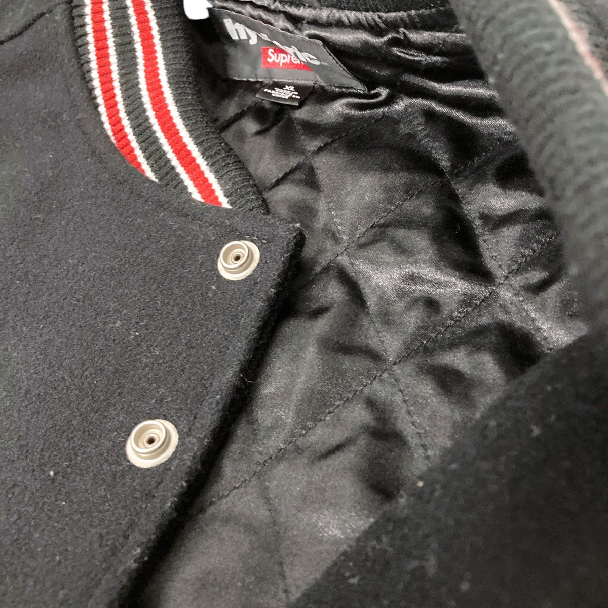 Supreme×Hysteric Glamour Varsity Jacketスタジャン ブラック サイズ