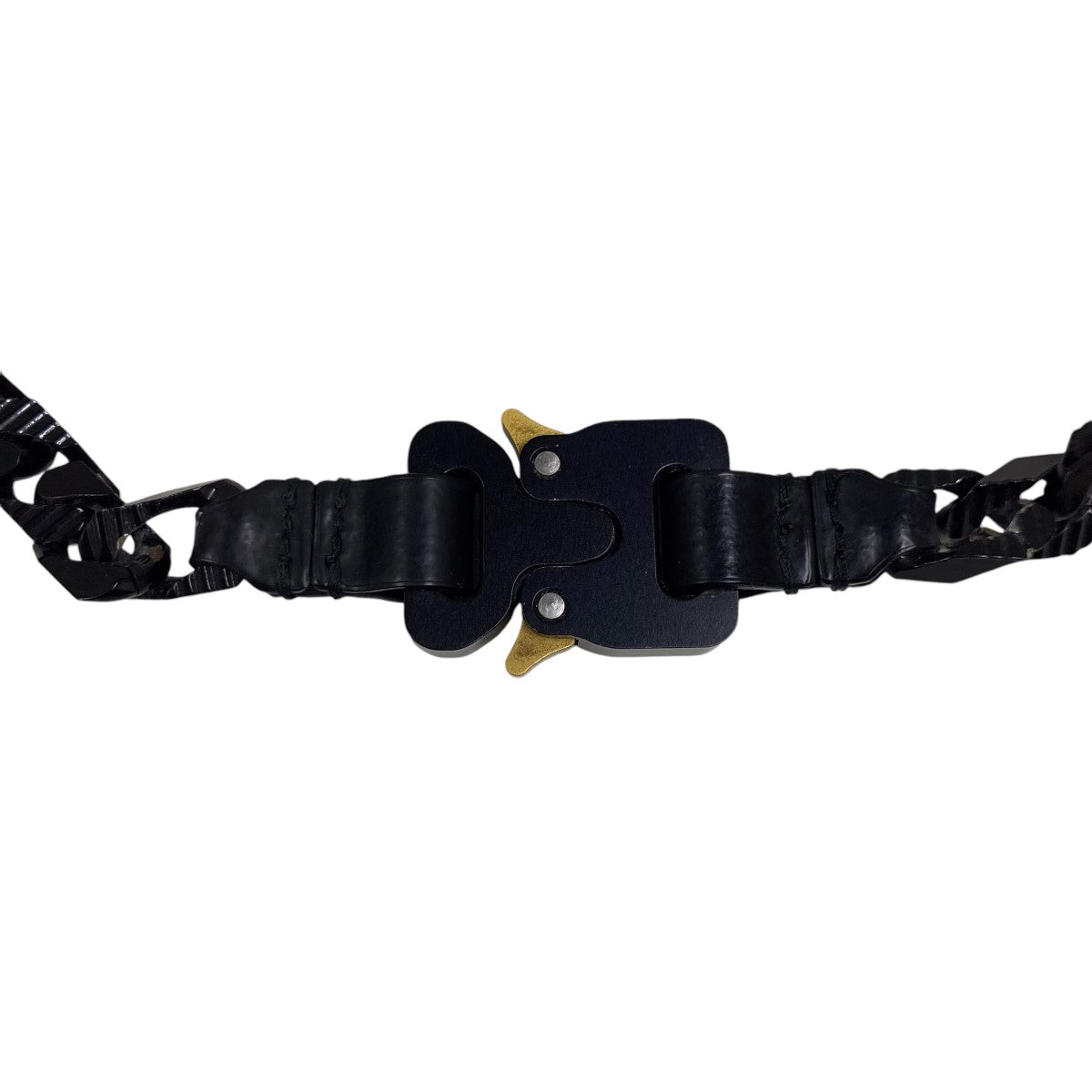 1017 ALYX 9SM×MONCLER コースターバックルネックレス ブラック