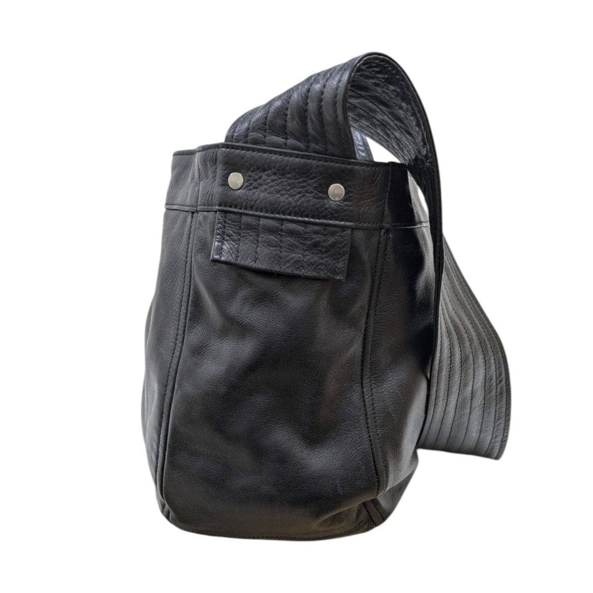 CCU(シーシーユー) NEWSPAPER BAG L レザーショルダーバッグ BG-17-C