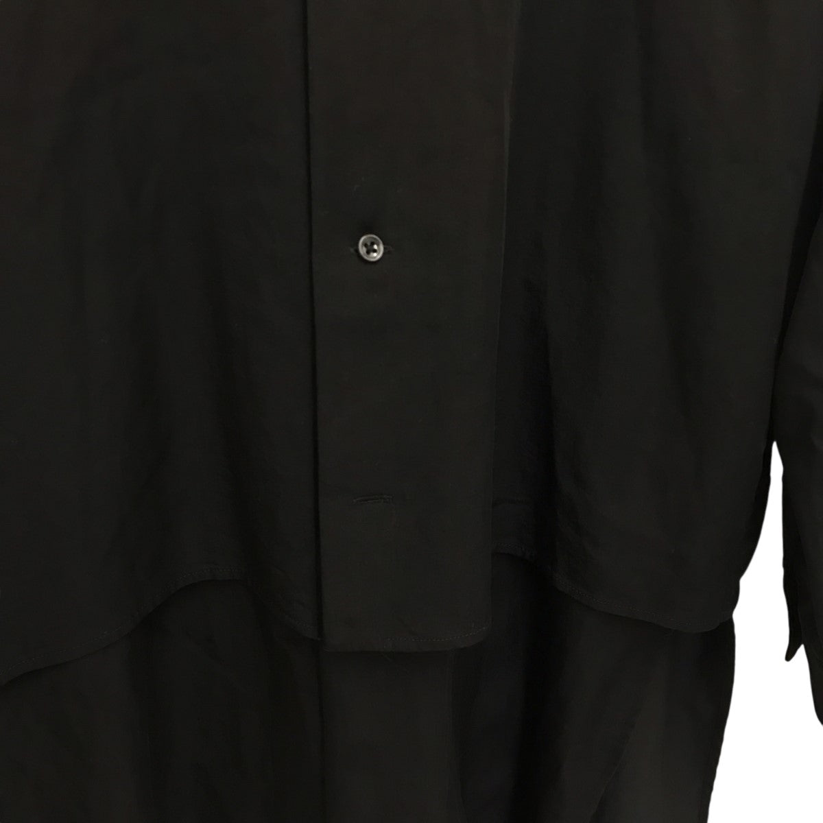 ETHOSENS(エトセンス) レイヤードシャツ ブラック サイズ 1｜【公式