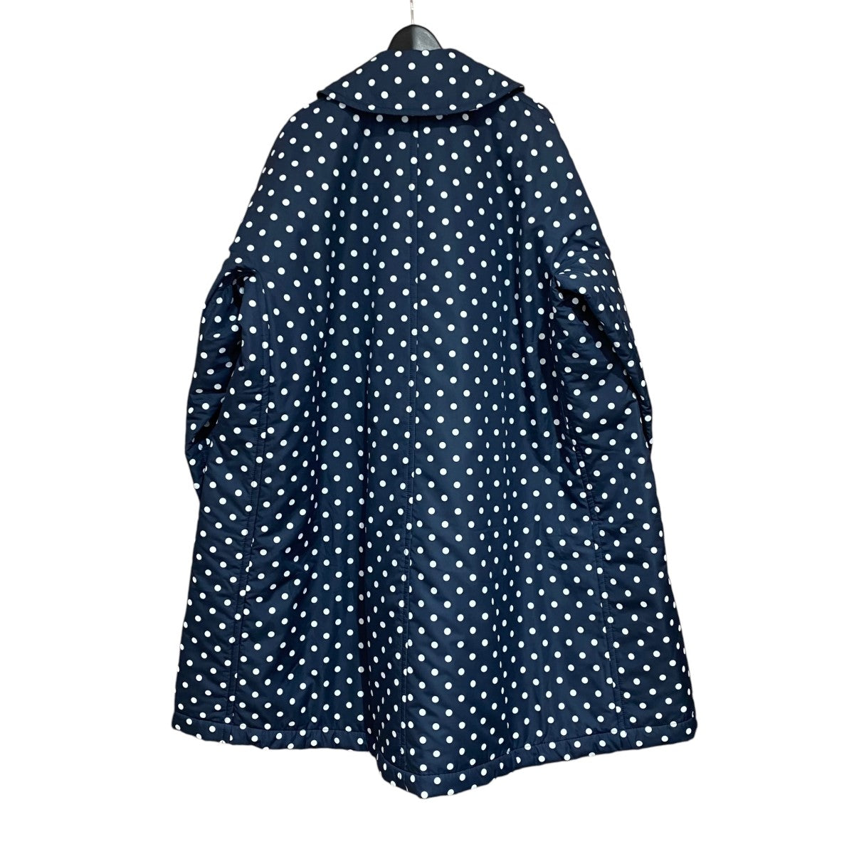 コムコム水玉模様 購入 コート ネイビー S コムコム水玉模様 コート