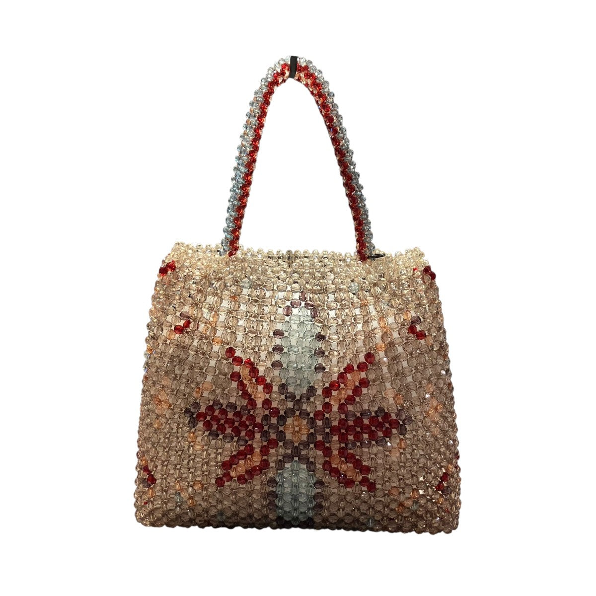 ANTEPRIMA(アンテプリマ) フラワー柄ビーズバッグハンドバッグ サイズ