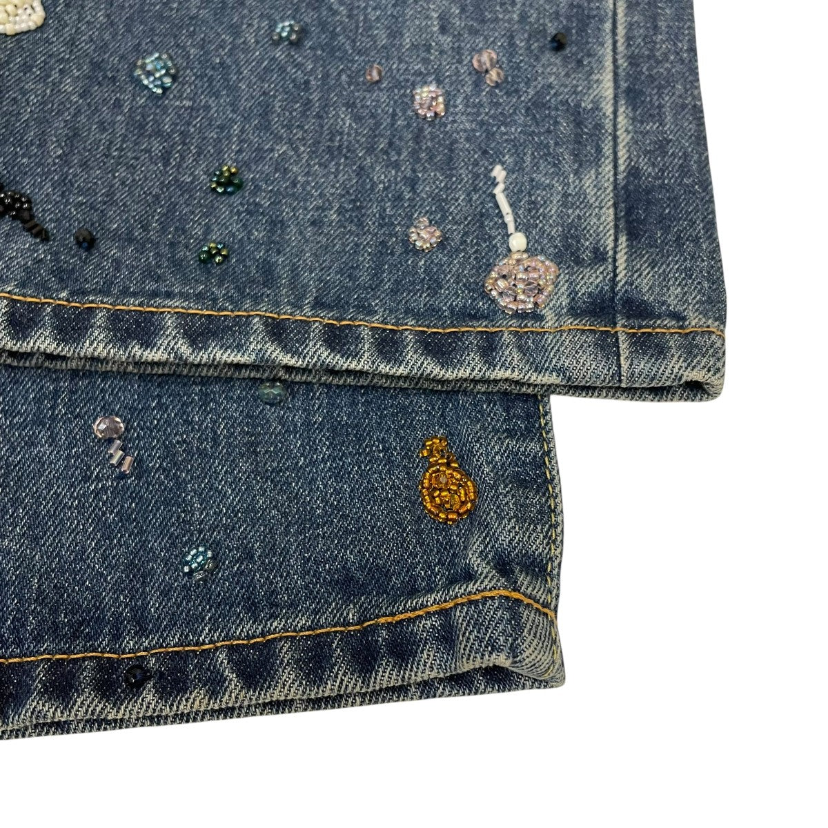 UNDERCOVER(アンダーカバー) 23AWドリップビーズ加工デニムパンツ