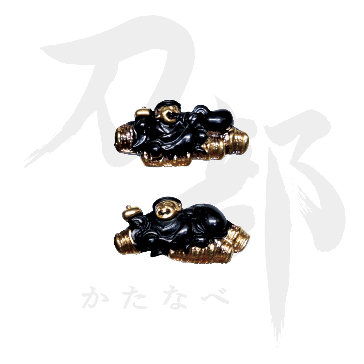 合金 大黒図目貫｜現代物金具の販売 刀部 かたなべ – 刀部オンライン
