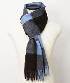 ジョシュア エリス / Joshua Ellis / チェック柄 マフラー / カシミヤ