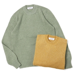 グランサッソ / GRANSASSO / クルーネック カラーニット / 3151-19100