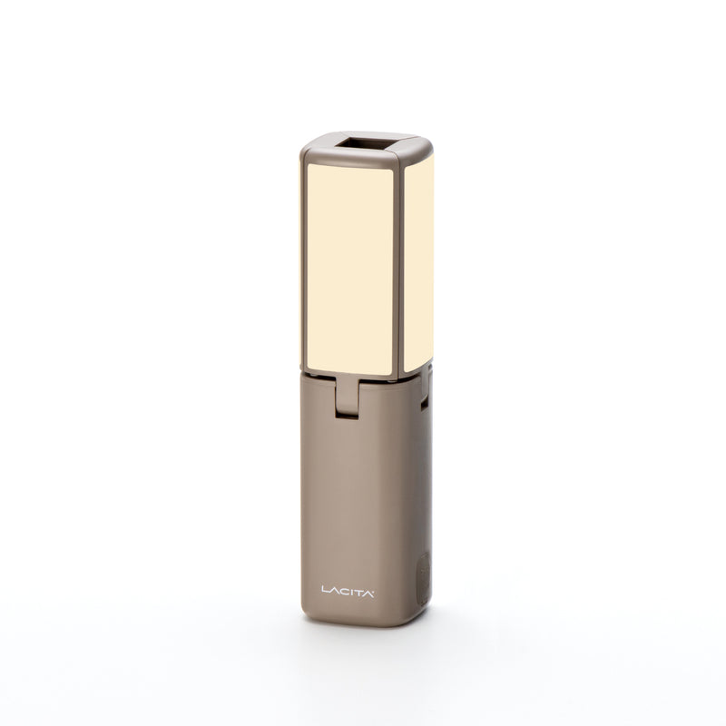 LACITA LEDランタン キャンプ 小型 充電式 13,400mAh 電球色 蛍光色