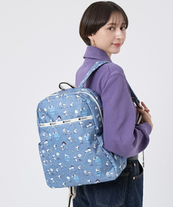 楽天市場】PEANUTS×LeSportsac ROUTE BACKPACK (ピーナッツギャング
