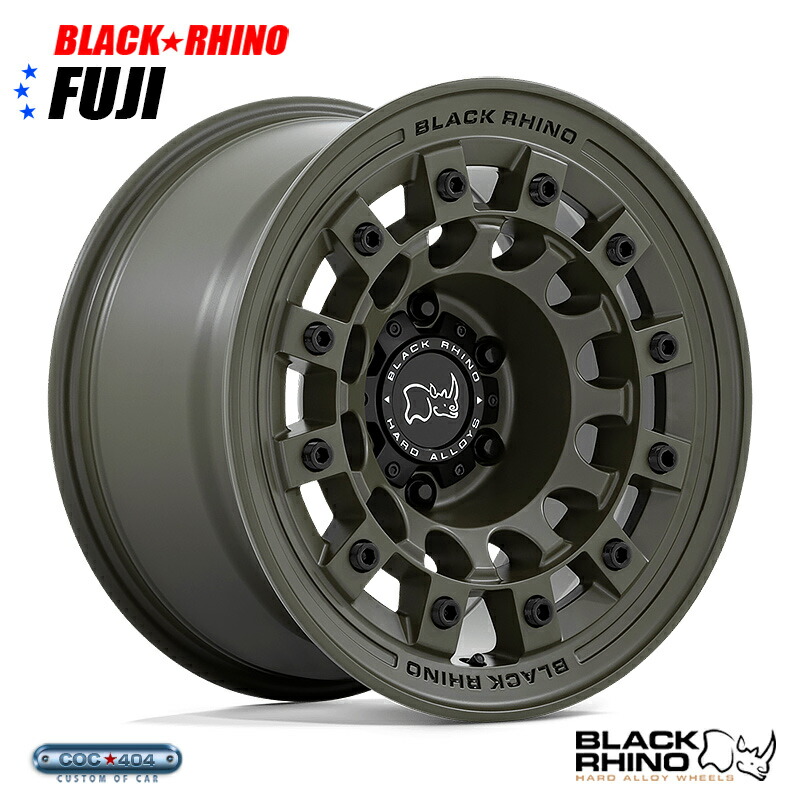 楽天市場】【17インチ8J】Black Rhino Fuji (ブラック ライノ フジ