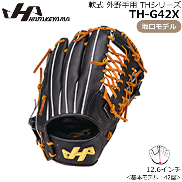 HATAKEYAMA TH-208Y プロフェッショナルモデル 軟式用グローブ 軟式 TH