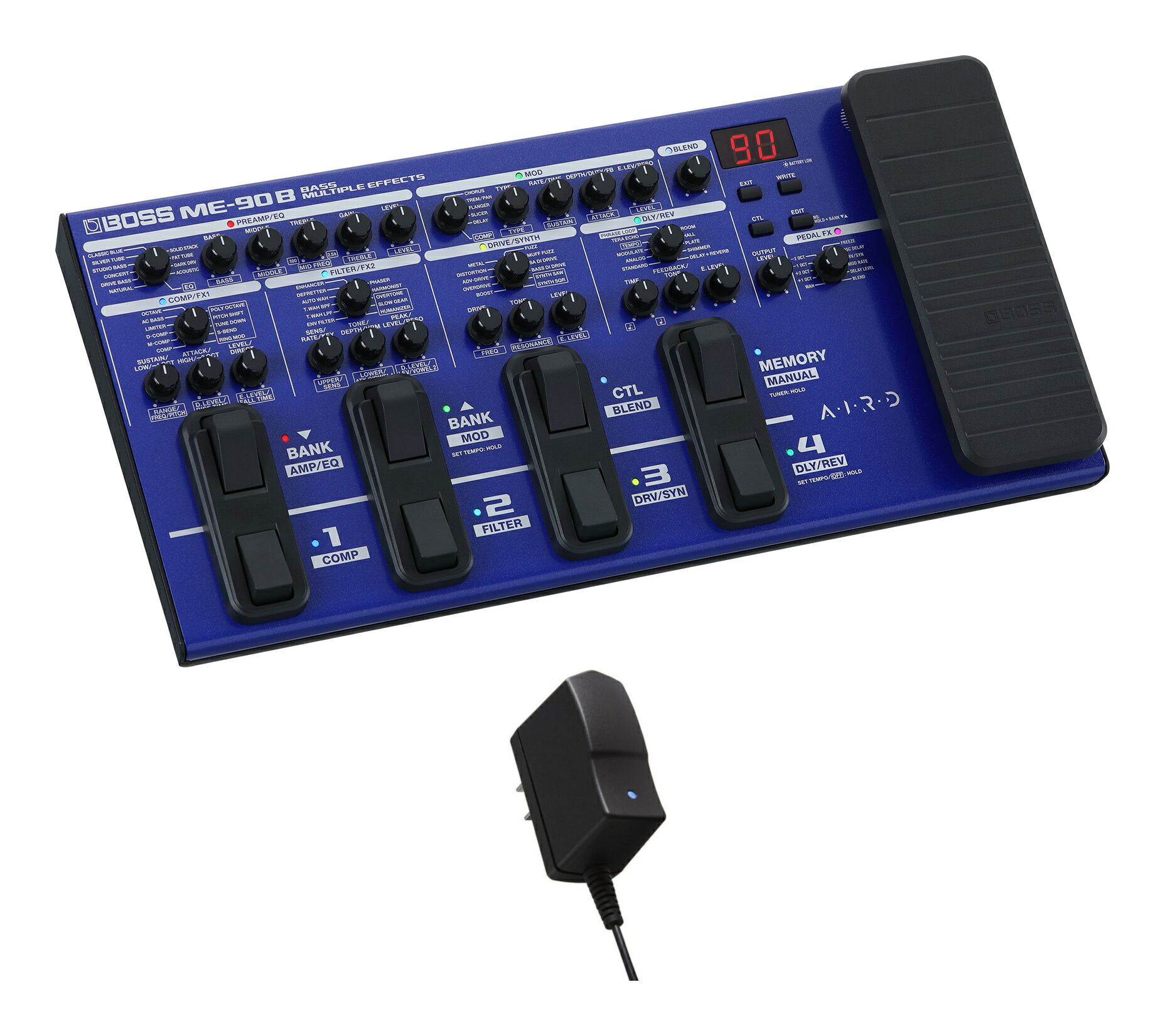 楽天市場】BOSS ( ボス ) ME-80 【エフェクターボード+シールド3mx2本+