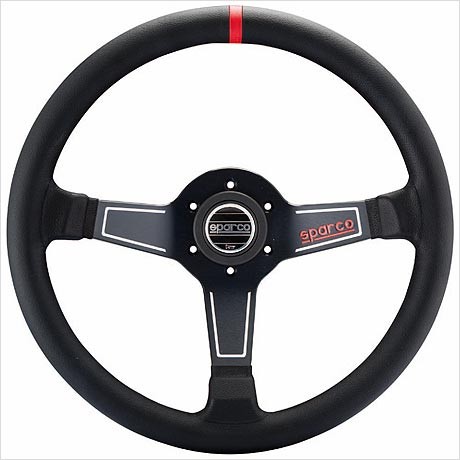 楽天市場】スパルコ ステアリング R345 レザー LEATHER 350mm DEEP63mm