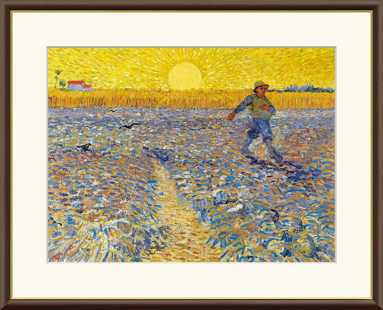 楽天市場】【メーカー直送】 絵画 おしゃれ 額縁 版画 ゴッホ 種まく人
