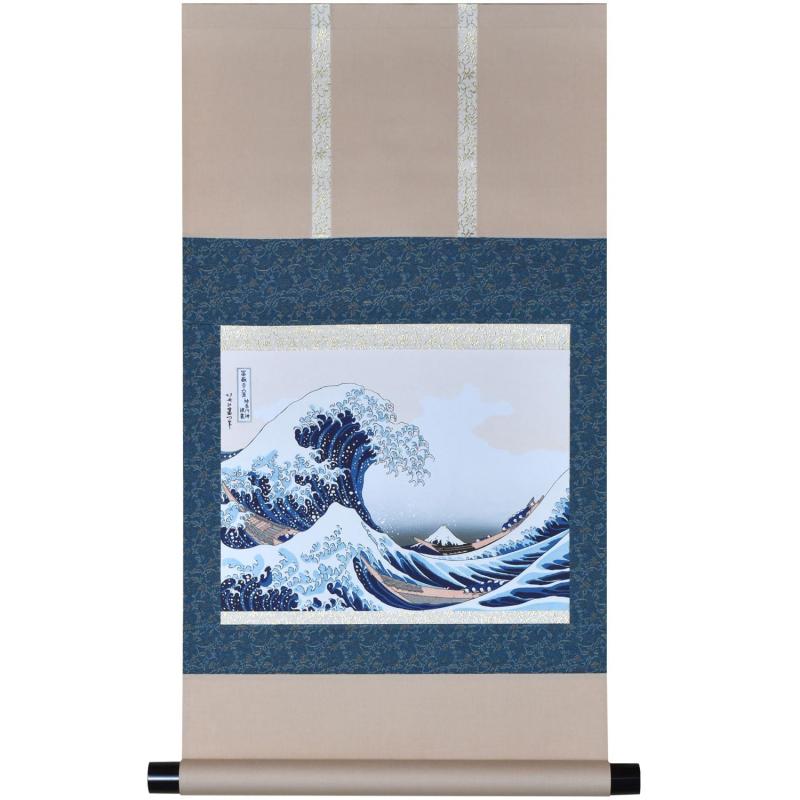 楽天市場】曲 北斎 神奈川沖 浪裏 / 屏風絵 ミニ 富嶽三十六景 浪裏 波