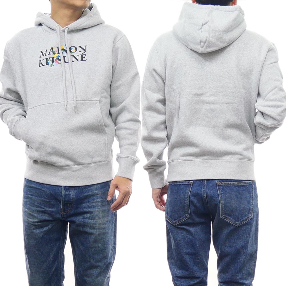 楽天市場】Maison Kitsune メゾンキツネ EMBROIDERY CORDLESS HOODIE