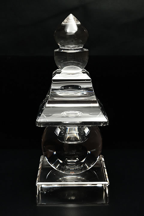 楽天市場】伝統工芸士 田中佑幸 『 夢殿 』18金 甲州水晶 貴石 細工