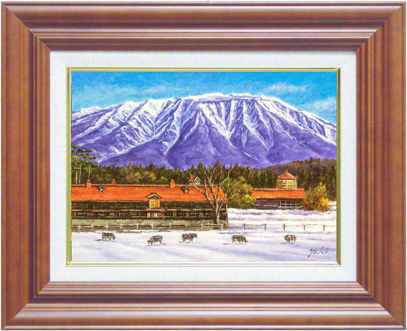 楽天市場】井上圭史 「 備前焼に椿 」 油絵 油彩画 F4 ( 4号 ) : 内田画廊