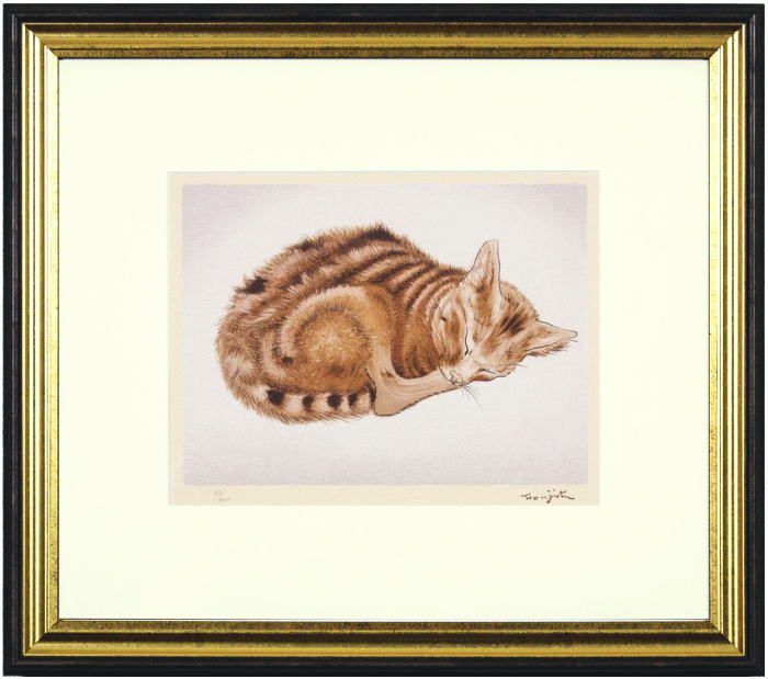 楽天市場】川島睦郎 「 猫 」 日本画 P10 ( 10号 )【中古】 : 内田画廊