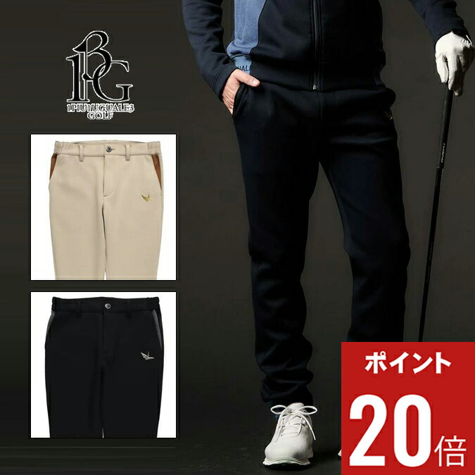 1PIU1UGUALE3 GOLF サイドライン ストレッチパンツ 1PIU1UGUALE3 GOLF