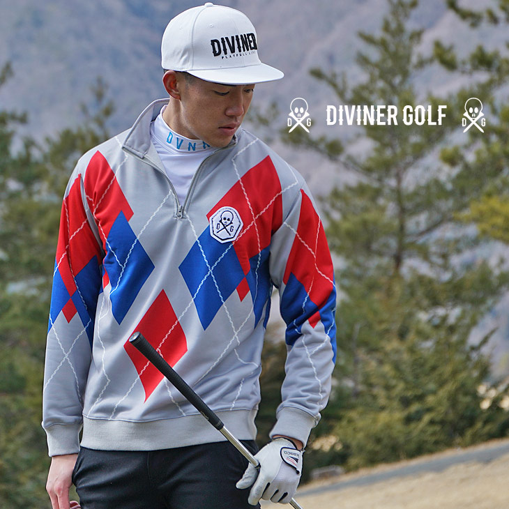 楽天市場】【DIVINER GOLF】ゴルフウェア メンズ トラックジャケット