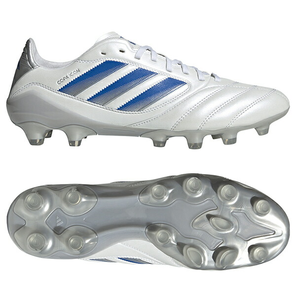 adidas Men's Soccer Cleats COPA ICON 2 PRO HG White/Core Black