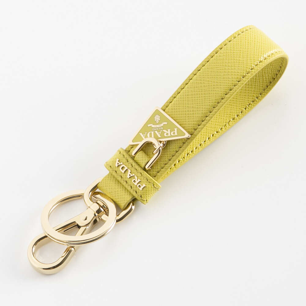 楽天市場】PRADA プラダ キーリングハートモチーフレターロゴレッド