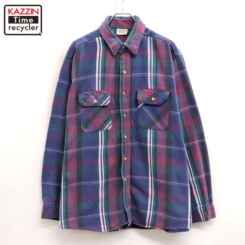 楽天市場】USA製 80s FIVE BROTHER Quilting Lined Flannel L/S Shirt