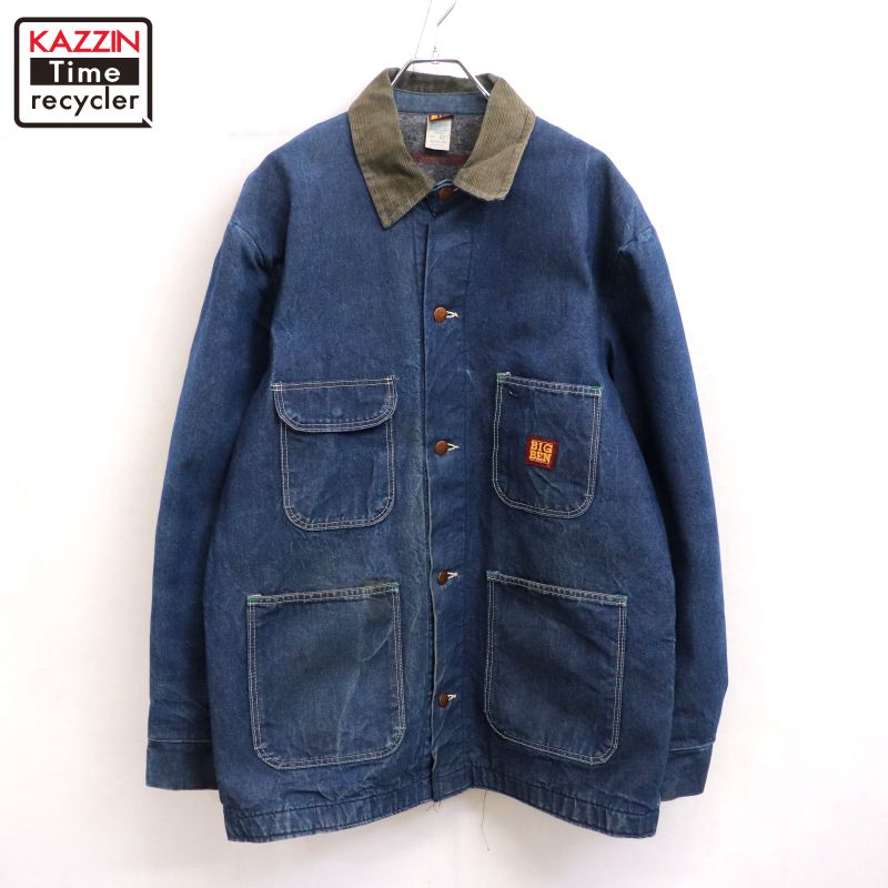 楽天市場】60's ビックベン デニムジャケット ネイビー カバーオール