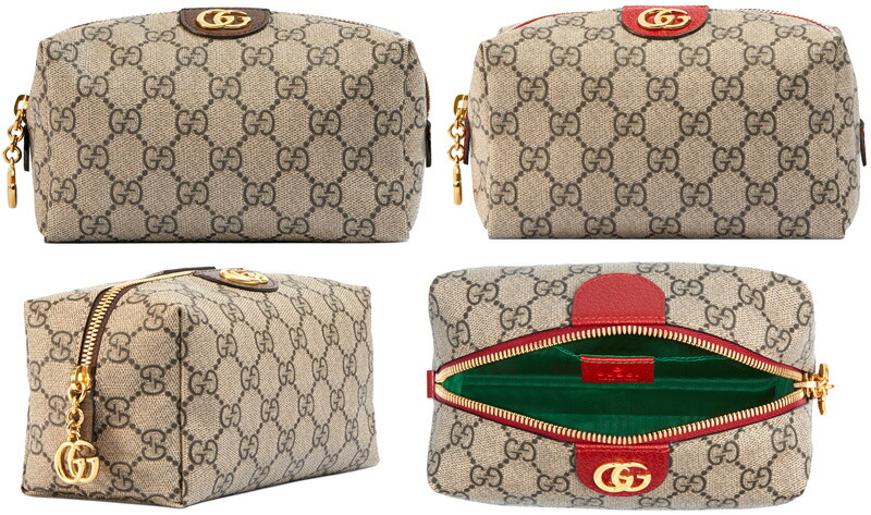 楽天市場】GUCCIグッチ ダブルG 化粧ポーチシェブロンキルティング